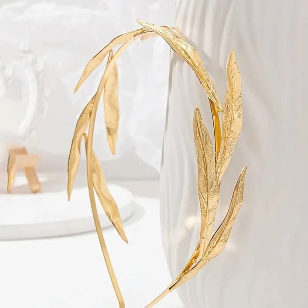 New Gold Leaf Headband Bridal ✨✨✨💕💕 Elegant